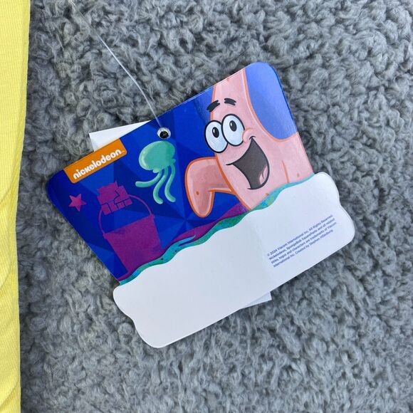 SpongeBob SquarePants Womens T-Shirt Cross & Bones Yellow  Sz S Nickelodeon NWT - Picture 11 of 15